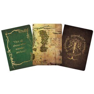 NEW The Lord of the Rings Planner Notebook 3 Pack Collection